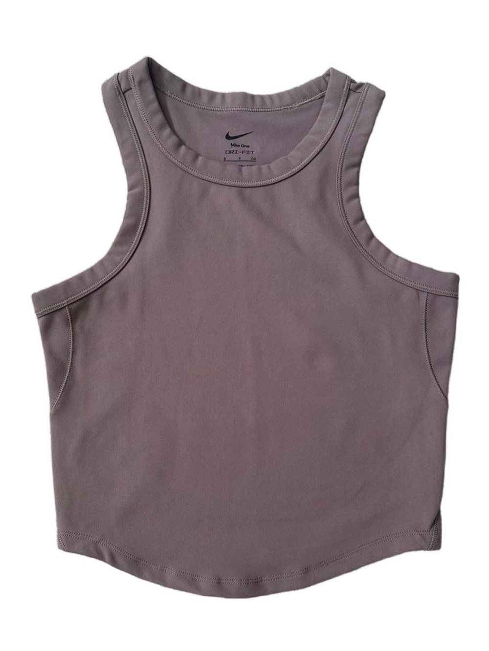 Nike One Women's Dri-FIT Cropped Tank Top / Brown